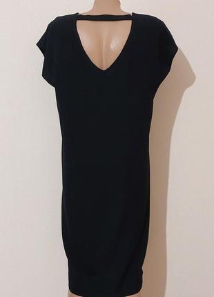 Летнее черное платье 48-50 размера свободного фасона5 фото