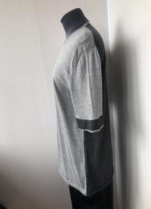 Jil sander! полегшений джемпер футболка блуза світшот,шерсть, натуральний шовк, шовк4 фото