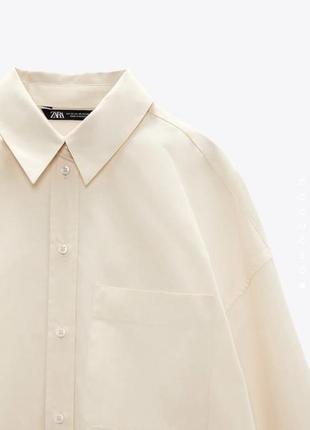 Сорочка, блуза zara, колекція 2022 року, розмір м3 фото