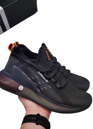 Кросівки текстильні, чоловічі кросівки adidas zx boost сірі