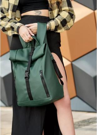 Женский рюкзак sambag rolltop one зеленый