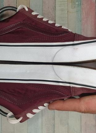 Кожаные кеды vans old skool4 фото