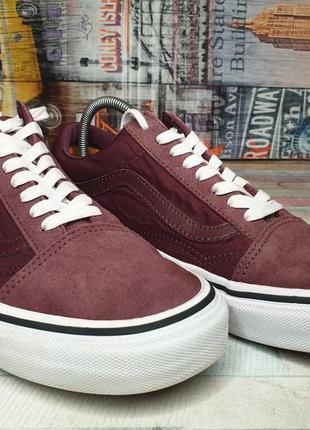 Кожаные кеды vans old skool2 фото