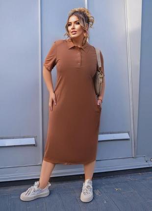 Платье в цветах plus size5 фото