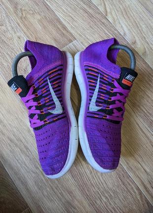 Женские кроссовки nike free rn flyknit 38 размера4 фото