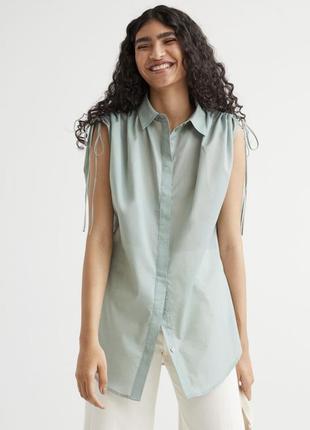 Бавовняна блуза h&m, розмір м/л/хл🔥1 фото