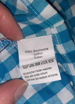 Рубашка с вышивкой германия 100 хлопок р.525 фото