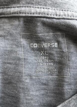 Подростковая футболка converse, (рост 158-174)3 фото
