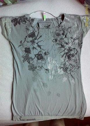 Бавовняна футболка блузка denim (8р., 36р.) мадрид.