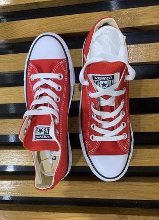 Кеди converse chuck taylor all star red low