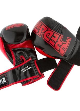 Боксерські рукавиці powerplay 3017 predator чорні карбон 10 унцій4 фото