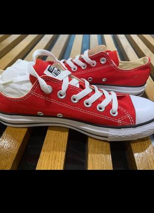 Кеди converse chuck taylor all star red low