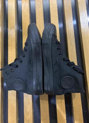 Кеды высокие черные converse chuck taylor all star m3310 mono black high2 фото