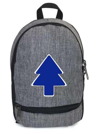 Рюкзак гравити фолз лого диппер (cappuccino toys gf 008) серый, 28 х 13 х 35 см