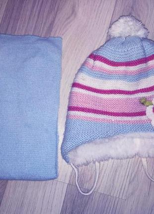Зимний новый набор: шапочка и шарф "anpa"