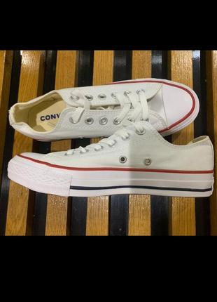 Кеди низькі білі converse chuck taylor all star white low
