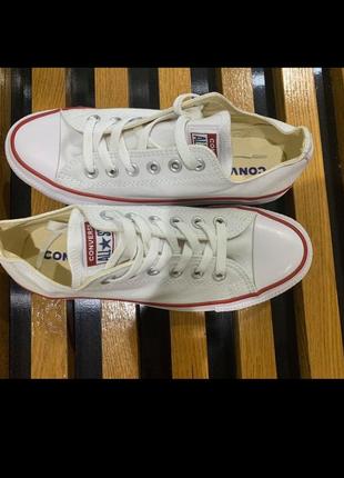 Кеды низкие белые converse chuck taylor all star white low