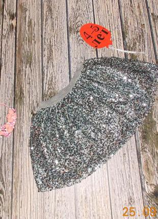 Гламурная юбка george для девочки 4-5лет,104-110 см