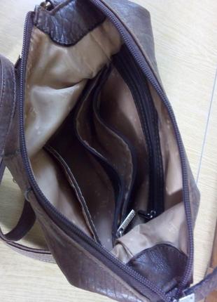 Женская кожаная сумка крос боди через плечо натуральная кожа francinel3 фото