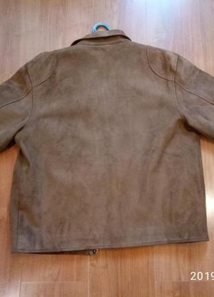 Стильна чоловіча куртка з еко-замші від італійського бренду r.g.a3 фото