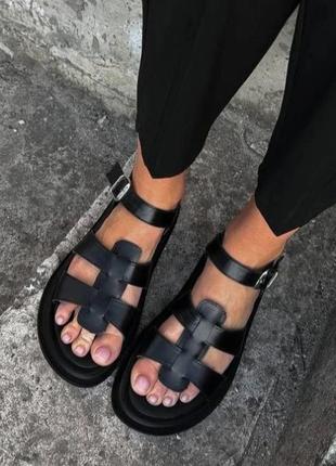 Сандалии из натуральной шкры