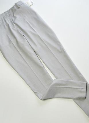 Стильные зауженные брюки классика слим h&m2 фото