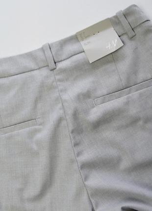 Стильные зауженные брюки классика слим h&m6 фото