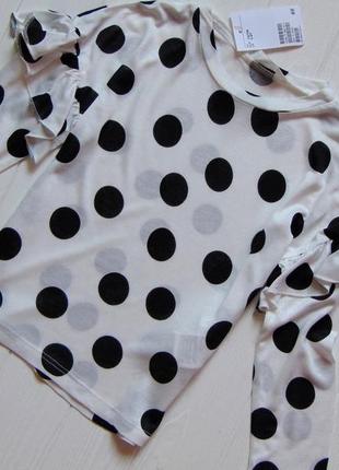 H&m. размер 4-6 лет. новая яркая блуза-реглан для девочки2 фото