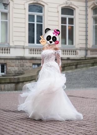 Свадебное платье розовая пудра,весільне плаття,сукня,колір рожева пудра1 фото