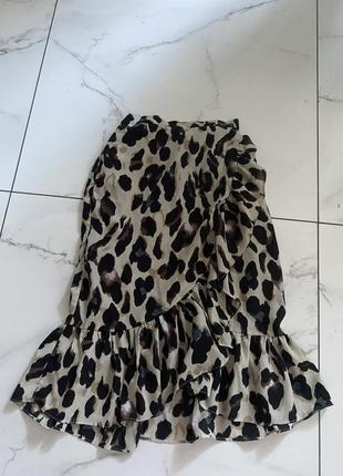 Леопардовая юбка