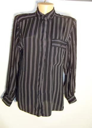 Смугаста німецька чорно-біла блузка st michael