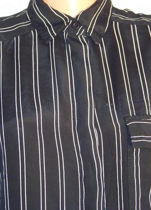 Полосатая немецкая черно-белая блузка st michael3 фото
