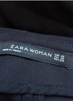 Базова спідниця міні з воланом асиметрична чорна zara3 фото