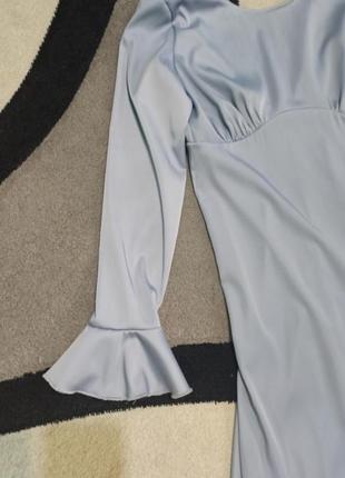 Плаття міді сукня  міні в двох кольорах 💙8 фото