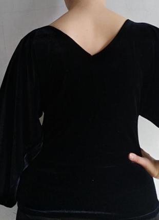 Блузка нарядная блуза кофта бархат велюр4 фото