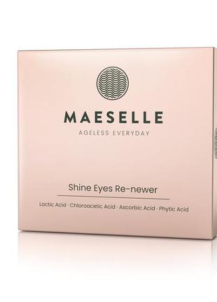 Maeselle shine eyes re-never омолоджуючий пілінг 5x2ml