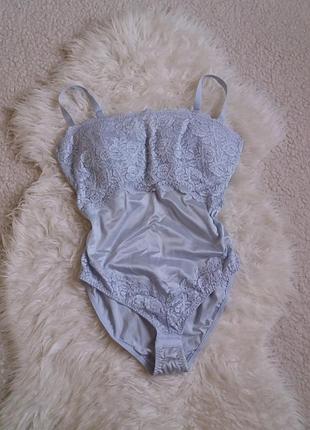 Боди с кружевными вставками