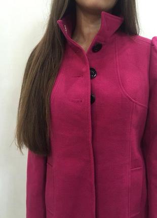 Пальто розовое строгое от f&f3 фото