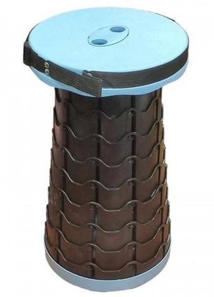 Стул 47 см складной туристический telescopic stool для пикника туризма рыбалки походный табурет голу