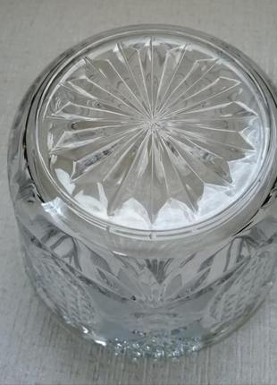 Декор хрустальная ваза конфетница салатница.4 фото