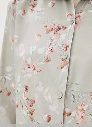Тоненькая новая блуза в цветочный принт 2xl2 фото