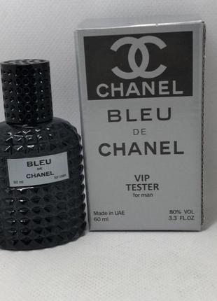 Чоловічий тестер chanel bleu de chanel (шанель блю де шанель) 60 мл оае