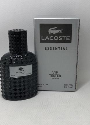 Чоловічий тестер lacoste essential (лакоста есеншіал) 60 мл оае