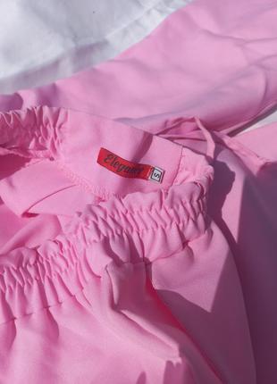 Рожеві штани, розовые брюки, красивые штаны, летние брюки5 фото