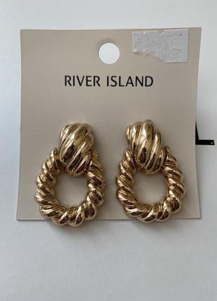 Кільця river island сережки серьги оригінал