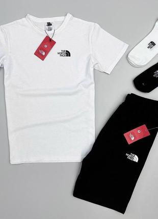 Летящий бежевый спортивный костюм the north face футболка белья чёрные шорты летний белый спортивный костюм the north face