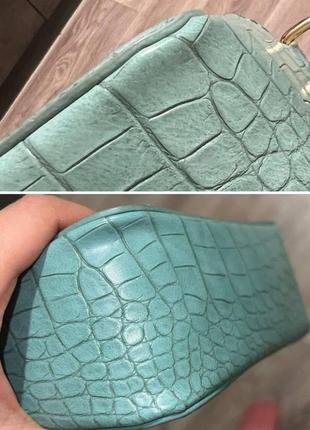 Сумочка кросс-боди бирюза,в стиле marc jacobs9 фото