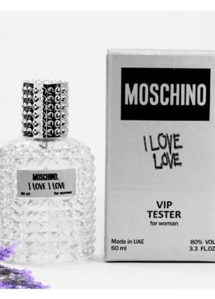 Женский тестер moschino i love love 60 мл оаэ