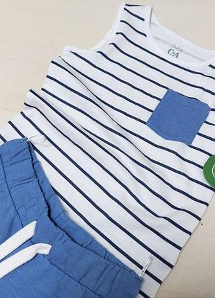 Майка+шорты (комплкет) c&a для хлопчика 86см, 92см
