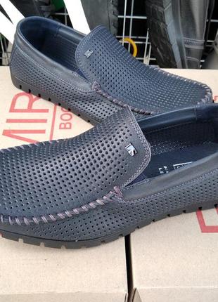 Чоловіче шкіряне взуття чоловічі літні мокасини l'egges